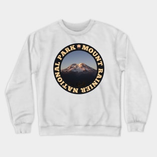 Mount Rainier National Park circle Crewneck Sweatshirt